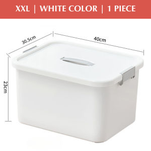 Household storage box with lid plastic household clothes quilt finishing box toy storage box extra large storage box