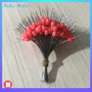 [Feibe Befei] 300pcs Float Rubber Stopper Fishing Bobber Stopper Float Cylindrical Space Bean