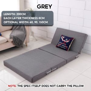 Foldable Mattress Single Mattress And Queen Foldable Bed / 4 Fold / 8cm Thickened Sponge Floor Tatami Mattress Sleeping Mat