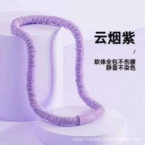 Spring-loaded soft hula hoop for women does not hurt the waist tightens the abdomen increases weight slims the belly fitness and slimming fat-burning tool
