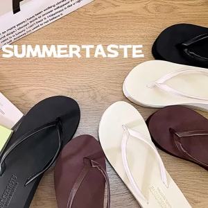 [Free Shipping] 2026 New High-Heeled Flip-Flops For Women Summer Wear-Resistant Non-Slip Outdoor Travel Beach Sandals For Girls