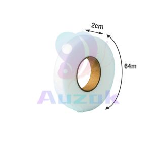 AUK 64m/Roll Double Sided Interlining Adhesive Fabric Black White Clothes Apparel Tape