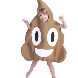 Trang phục chụp ảnh sáng tạo vui nhộn dành cho trẻ em của nhà sản xuất bộ đồ Halloween hình cục phân dễ thương cho trẻ với mút xốp tổng hợp