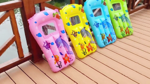 Inflatable Pool Float for Toddlers Cartoon Pool Raft Swimming Pool Home Party Float Toy for Kids Summer Water Activity