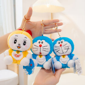 Original Anime Doraemon Doll Kawaii Stuffed Dorami Plush Pendant Soft Animal Plush Doll Anime Figures Doraemon Keychain Backpack Dolls Birthday Gifts For Girlfriend