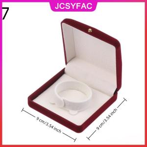 JCSYFAC Đổ xô Vàng Khóa hộp trang sức mặt dây chuyền vòng Vòng cổ bông tai vòng đeo tay Hiển thị hộp lưu trữ cảm xúc sang trọng bao bì hộp