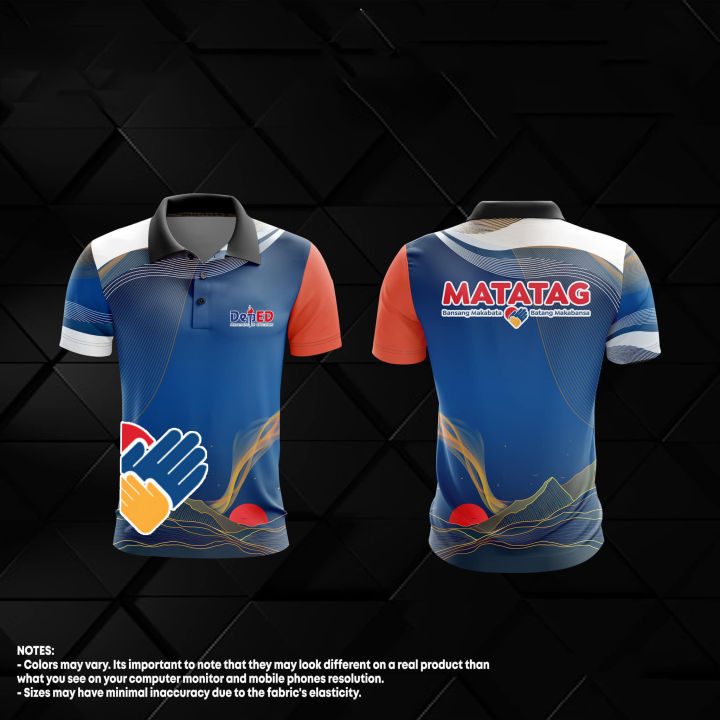 DEPED MATATAG POLO UNIFORM SUBLIMATION POLO-Shirt FOR Men AND WOMEN ...