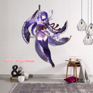 WALL STIKER STICKER DINDING WALLSTICKER ANIME GAME GENSHIN IMPACT ZHONGLI Raiden Shogun DEKORASI KAMAR ANAK COWOK CEWEK WALLPAPER ANIME GAME