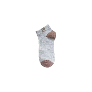QSKS81 Kaos Kaki Pria Ankle Socks Kaos Kaki Semata Kaki Kaos Kaki Olahraga Kantor Sekolah Motif L