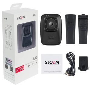 Sjcam A10 Camera hành động 6 Giờ Ghi Âm Cảnh Sát thân máy camera Với nhìn trong đêm Hồng Ngoại Wifi IP65 Chống Thấm Nước Cam DVR Đa Mục Đích DVR thể thao Cam DVR ﻿