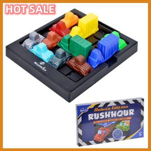 🔥🔥🔥dingdaocunz Puzzle Traffic Rush Hour Game Childrens Logical Thinking Car Educational Toys Parent-child Parking Lot Toys Desktop Game
