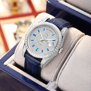 【START】Mens Gypsophila Watch Official Authentic Luxury Diamond Watch Luminous Waterproof Automatic Mechanical Watch Date Week Function Swiss quality