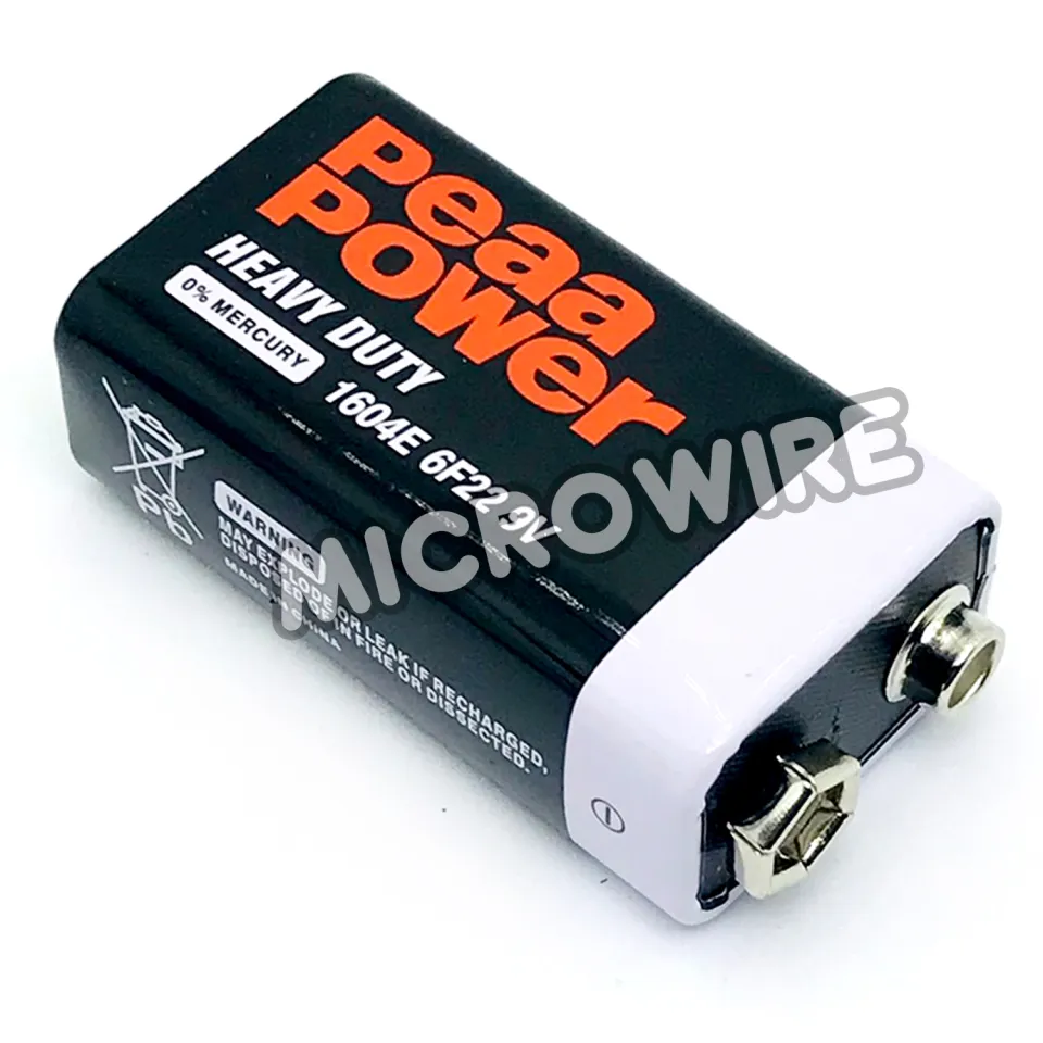 Peak power battery 1604e clearance 6f22 9v price