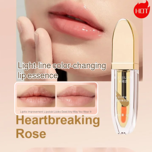 Line-lightening and color-changing lip essence oil moisturizing and locking in moisture nourishing lips with oil moisturizing and repairing non-stick lip oil lipstick