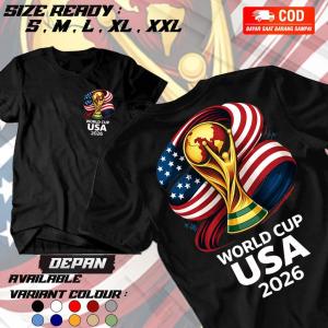 Adult T-shirts FIFA WORLD CUP GOLD 2026 Distro T-shirts FOOTBALL WORLD CUP T-SHIRTS - Mens T-shirt Tops Cool Short Sleeve Cotton Combed Comfortable to Wear .c