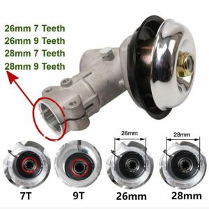 【Ship from Manila】26mm/28mm 9 Teeth Trimmer Gearbox Gearhead Brush Cutter Grass Trimmer Replace Gear Head Lawn Mower Parts Gardening Tool