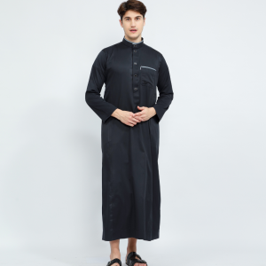 Jubah Gamis Pria Premium Terbaru Lengan Panjang Hitam Abu-abu Ungu muda Hijau Army