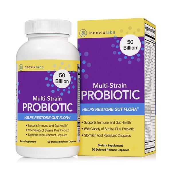 InnovixLabs, Multi-Strain Probiotic, 50 Billion, 60 Delayed-Release ...