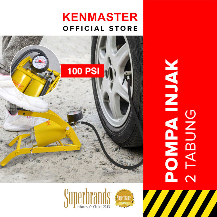 Kenmaster Pompa Injak Tabung Kuning Pmpj Lazada Indonesia