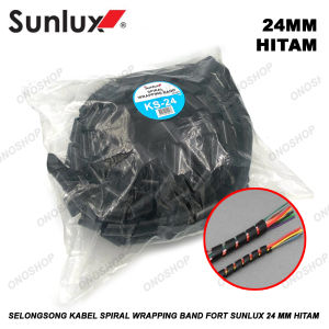 Selongsong Kabel Spiral Wrapping Band FORT SUNLUX 24 mm