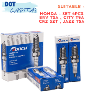 TORCH Spark Plug Iridium* HONDA- BRV / CITY / CRZ / JAZZ *SET 4PCS * OEM CODE-DIFR6D13 *TSA T9A T5A SZT