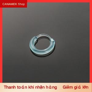 CS 10Pcs Đầy Màu Sắc Nhựa Hoop Bông Tai Dễ Thương Nhỏ Bông Tai Cho Phụ Nữ Cô Gái Đơn Giản Đa Năng Tai Khóa Đồ Trang Sức Phụ Kiện Quà Tặng