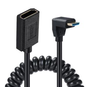 สายเคเบิลตัวผู้/อะแดปเตอร์ตัวเมียขนาดเล็กแบบขดกล้องวีดีโอยืดหยุ่นสูง120ซม. 8K60hz 4K120hz สำหรับโปรเจคเตอร์กราฟิกการ์ด