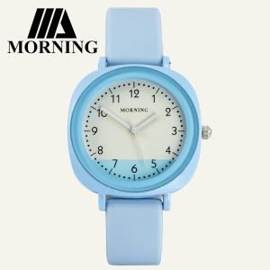 MORNING P00047 JAM TANGAN WANITA FASHION ELEGAN TALI SILIKON STRAP ORIGINAL