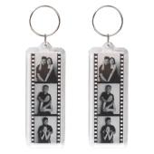 【Product Lab】SG Ready Stock Customised Photostrip Keychain Rectangle Front and Back Free Design Film Personalised Anniversary Birthday Gift