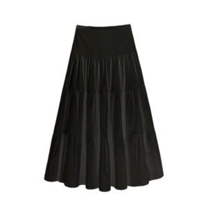 ⚜️SF Korean Style High Waist Long Skirt Women A-line Skirt Cake Skirt Fairy Artistic Sense Skirt