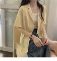 Áo Sơ Mi Nữ Cổ Vest Ngắn Tay Chất Cao Cấp Cực Mát Mịn Không Nhăn. 