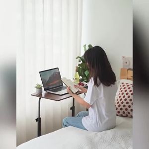 Meja Belajar Removable Lifting Tables Study Table Desk Bedside Lifting Table Height Adjustable Computer Table Furniture Wood