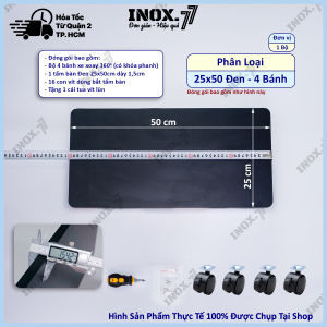 Kệ để CPU có bánh xe chốt cố định gỗ MDF (Ruột xanh chống ẩm) Làm kệ để thùng CPU hoặc đồ đạc nặng - 041