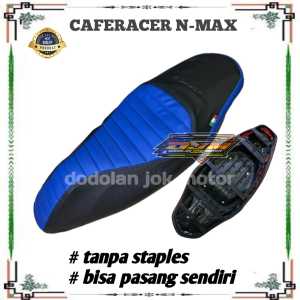 Sarung jok NMAX model caferacer tinggal pasang PNP tanpa staples bahan premium