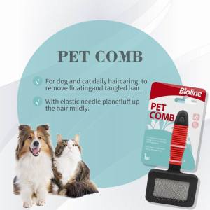 Bioline Pet Dog Cat Comb Hair Care Brush