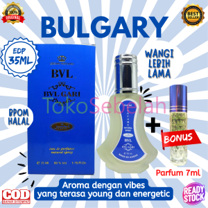 Parfum BULGARY Man 35ml Ahsan EDP Spray Bonus Parfum 7ml - Parfum BULGARY Extreme Pria Original Tahan Lama - Minyak Wangi Bulgary - PARFUM WANITA TAHAN LAMA - PARFUM MINYAK WANGI DOBHA - MINYAK WANGI WANITA TAHAN LAMA - PARFUM ARAB TAHAN LAMA - BISA COD