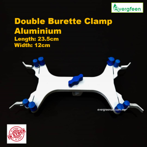 ( READY STOCK ) Double Burette Clamp Aluminium