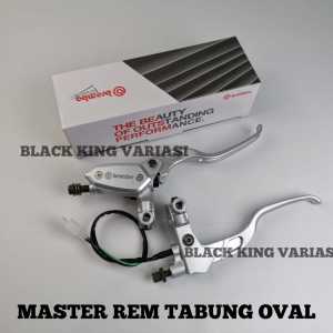 Master Rem Tabung Oval Silver Handle Rem Motor Oval Handle Master Rem Tabung Oval Universal Matic Kopling