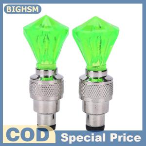 BIGHSM LOKIYA 2 Đèn LED Gắn Van Lốp Bánh Xe Đạp Xe Đạp Xe Đạp Đèn Nhấp Nháy Đèn Xe Hơi