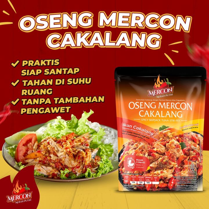 Mercon Merah Oseng Mercon Cakalang Mercon Merah Putih | Lazada Indonesia