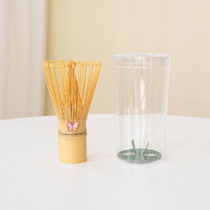 NOONOR 80 Fringe Useful Green Tea Kitchen Matcha Matcha Tea Tools Bamboo Accessories Bamboo Brush Matcha Tea Powder Whisk