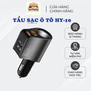 Tẩu Sạc Ô Tô - Tẩu Sạc Ô Tô Chính Hãng Hyundai - Đầu Ra 3 Cổng USB 1 Cổng Tẩu Tròn Phukienprocare