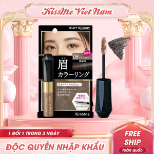 Mascara Chải Đổi Màu Lông Mày Chống Lem Trôi Kissme Heavy Rotation Coloring Eyebrow (8g) Màu Xám Khói #8