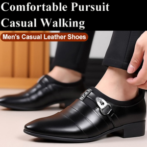 Mens Business Formal Leather Shoes for All Seasons  Business Professionals  Comfortable and Durable  Odor-Free Luxury
