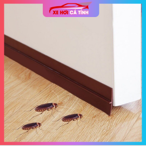 2 mét Ron Chân Cửa Cao Su LOẠI CẢI TIẾN Dán Chống Bụi Côn Trùng loại tốt màu đen trắng nâu - size 35mm bán theo mét dài