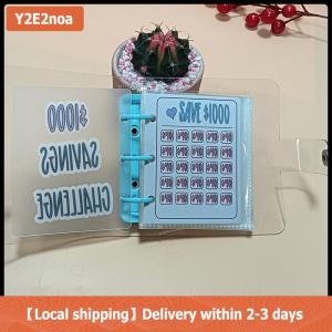 【Local shipping】 Savings Challenge Book Saving £1000 Money Binder Mini Portable Money Book Saving Loose-leaf Notebook Cash Budget Storage Book
