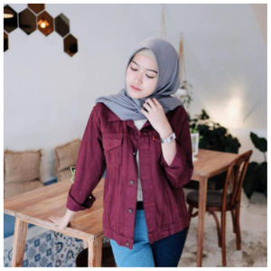 JAKET BIONDY WANITA / JAKET JEANS WARNA / JAKET JEANS WANITA