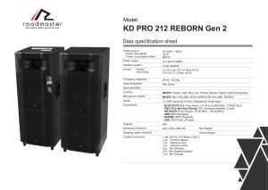 TWS Bluetooth Speaker Aktif Roadmaster KD PRO REBORN Series ( 215 Gen2 dan 212 Gen2 ) - Free 2 Mic Wireless Handheld