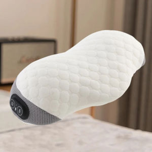 Neck and Shoulder Massager Back Massager with Heat And Vibration Memory Foam Pillow for Neck Pain Relief for Office Home and Car Festival Gift