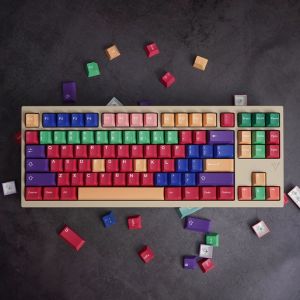 【Keycap only】gmk handarbeit Keycap Cherry Profile PBT năm mặt thăng hoa Keycaps cho công tắc Cherry MX Bàn Phím Cơ RK61/Anne Pro 2/gk61